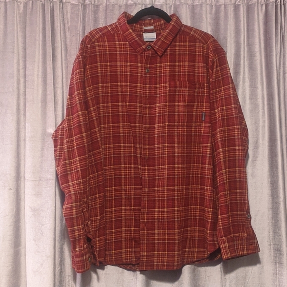 Columbia Other - Columbia 🏞️ Red Plaid Fleece Shirt
